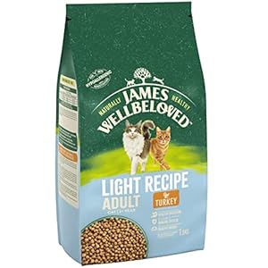 James Wellbeloved Complete Hypoallergenic Adult Light Dry Cat Food Made With 100% Natural Ingredients and One Source of…