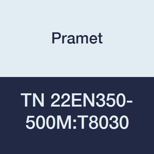 TN 22EN350-500M:T8030 Carbide Indexable External Threading Insert, Multi-Material (P30,M25,K30), Pitch 3.50-5.00 mm, 3 Cutting Edges, PVD, Gold, Use with SER/L-S Toolholder (Pack of 5)