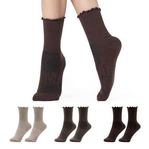 Image of CoolMate Pilates Socks with Grips for Women, Non Slip Yoga Socks