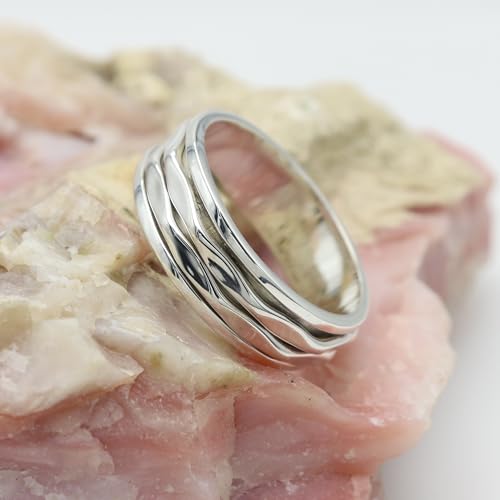 Bague de méditation en argent 925, le cadeau bien-être idéal