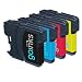 Produktbild 1 Go Inks Tintenpatronen für Brother LC985 kompatibel, kein OEM-Produkt für Brother DCP und MFC Drucker, 4 Stück