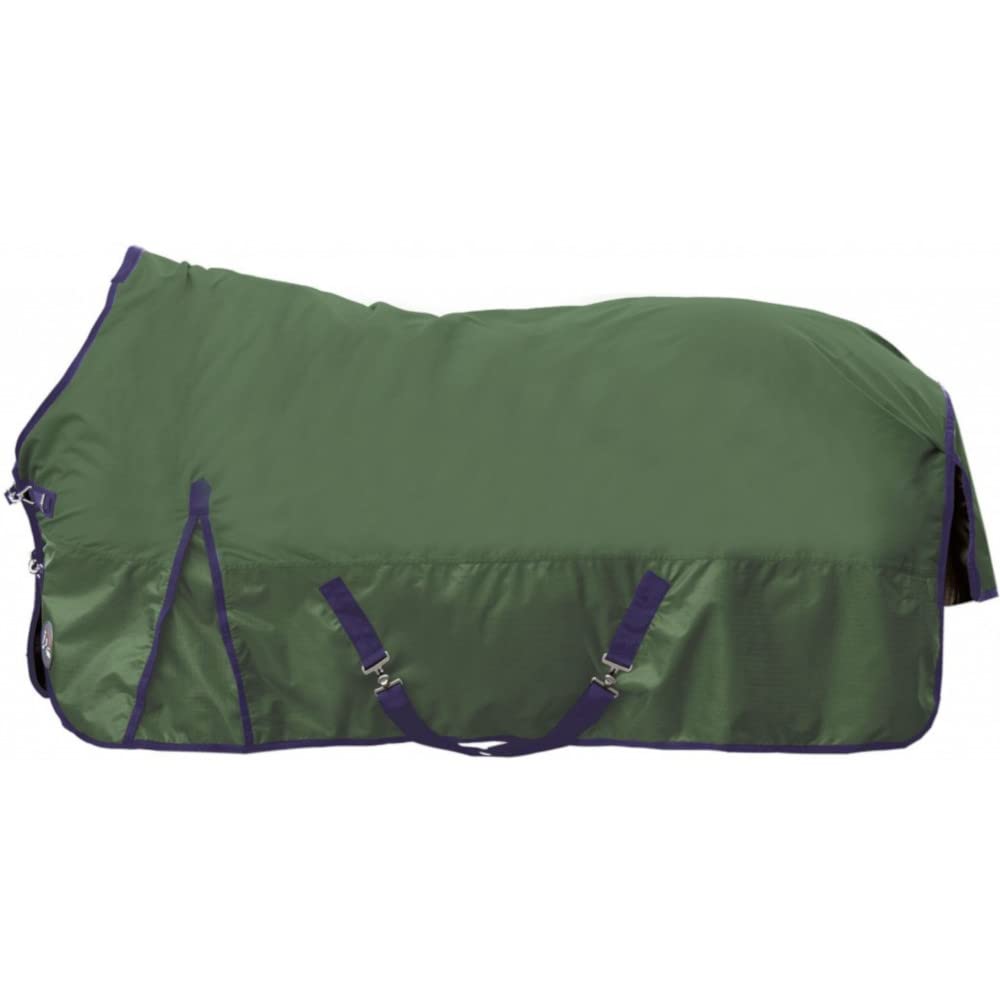 Couverture cheval extérieur 600D 100g HKM Portland verte 155cm