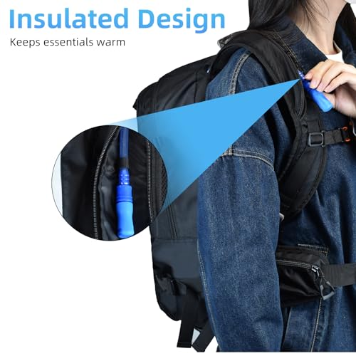 AUMTISC Skirucksack 25 L leichter Snowboard Rucksack, Trinkrucksack zum Skifahren, Snowboarden, Wandern, Reisen