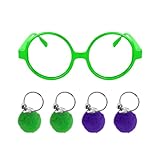 À utiliser seuls : les enfants peuvent porter des montures de lunettes ou des clips d'oreilles en forme de boule de cheveux séparément selon leurs préférences personnelles et leurs styles vestimentaires. L'effet est meilleur lorsqu'ils sont utilisés seuls.