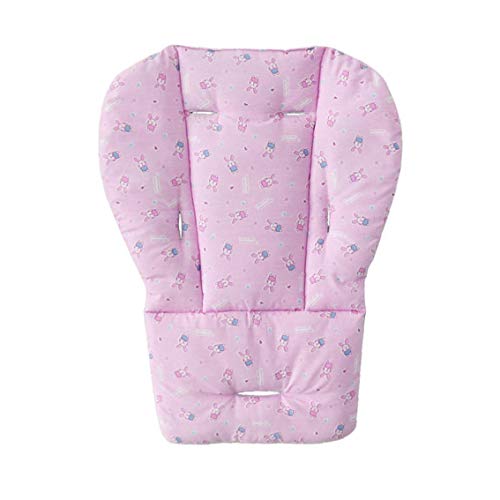 Passeggino Cuscino Portatile Del Bambino Sede Calda Rilievo Del Fumetto Coniglio Modello Passeggino Seggiolone Ammortizzatore Di Sede Di Liner Mat Protector Imbottitura Seduta Per Baby 1pc Rosa