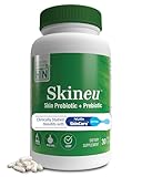 Health Thru Nutrition Skineu - Skin Probiotic + Prebiotic | Supports Skin Hydration & Elasticity | Clinically Studied Ingredients |3rd Party Tested, Non-GMO & Gluten-Free | 30 VegeCapsules
