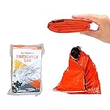 Color de emergencia: Una parte esencial de cualquier kit de supervivencia, el exterior naranja brillante se puede utilizar como dispositivo de señalización. Equipos de rescate lo pueden ver y localizar fácilmente debido al contraste de color contra la naturaleza.