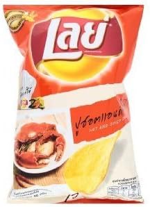 Lays Potato Chips Hot and Spicy Crab Only in Thailand