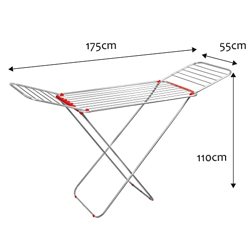 Séchoir à linge extensible en aluminium léger et robuste KADAX