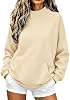 Sudadera con Cuello Mao para Mujer yaoeye, Otoño 2026, Talla Grande, Cuello de Tortuga, Ligera, Pullover de Manga Larga 2