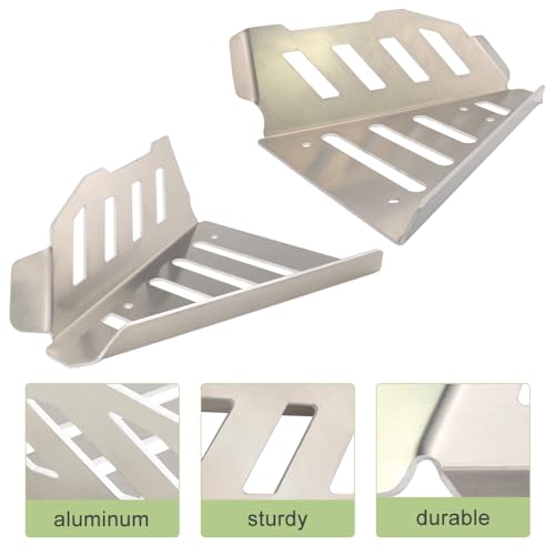 Image of Front A-Arm Guard Fit for Can-Am Defender HD8 HD10 HD7 HD9 HD5 4X4 | 4.0mm Aluminum Front Splash Guard, 2-Piece Front Set, Drainage Holes for Easy Cleaning, Protects A-Arms from Rocks /Stumps
