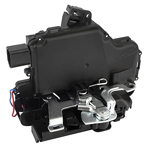Image of BOXI Door Latch & Lock Actuator Rear Left Driver Side Fits for VW 98-10 Beetl-e 99-06 Golf 06-09 GTI 99-10 Jett-a 00-05 Passa-t 06-09 Rabbit Replaces 3B4839015 3B4839015A