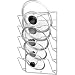 Simple Houseware Wall Door Mounted Pot Lid Rack, Chrome Finish