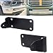 Front Lower Hidden Bumper Mounting Brackets For 40 inch Curved LED Light Bar Fits 2010-2019 Dodge Ram 2500 3500 Models