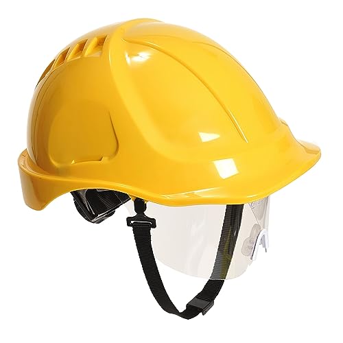 Portwest PW54 Endurance Plus Casco de Seguridad con Visera Amarillo