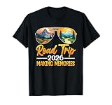 Sunglasses Road Trip 2026 Making Memories Vacay Travel T-Shirt