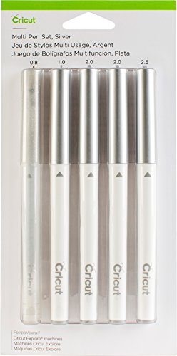 Cricut Pen Set, 5 Pack, Silver