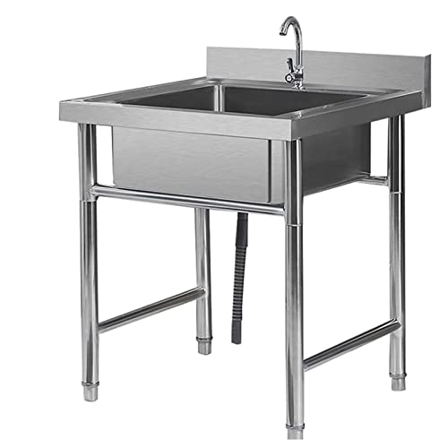 RTYHN Fregadero de restaurantes extraíble, Fregadero Comercial de Acero Inoxidable 304, Fregadero de Vegetales, para la casa de Campo de restaurantes Cover