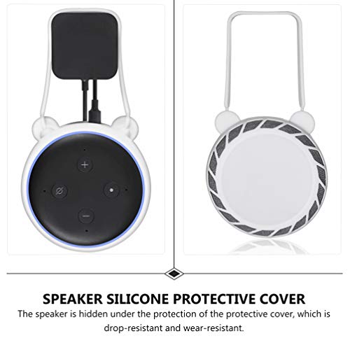 VILLCASE Capa Protetora de Silicone para Transporte de Bolsa Compatível Com Amazon Echo Dot3/ Dot Ki