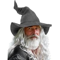 Ibeauti Wizard Hat Adult Men Grey Costume Hat Halloween Cosplay