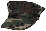 Exterior con forro. Gorra de estilo marine americano, color - Tarnfarbe, Woodland, tamaño S