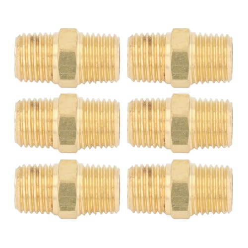 Evite fugas en tuberías con el accesorio hexagonal macho NPT 1/4 de latón 4