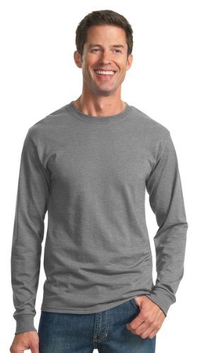 JERZEES Heavyweight Blend Long Sleeve Tee - Black L2