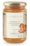 Agrisicilia Marmellata di Mandarini di Sicilia, frutta di alta qualità e Siciliana, lavorazione artigianale, 360 grammi