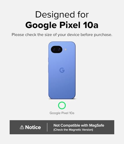 Ringke Onyx Funda para Google Pixel 10a, Se Siente Bien en la Mano, Resistente al Aceite y a la Suciedad, Recortes Precisos para la Cámara - Verde Oscuro - imagen 2