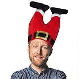 DomeStar April Fools Day Hat, Funny Hat Novelty Santa Hat Crazy Hats Santa Pants Hat