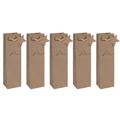 Sigel Gt039 Borsa Da Regalo Bottle, Marrone, 10 X 35 Cm