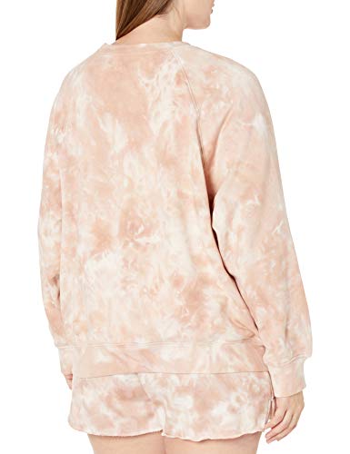The Drop Women's Caroline Raglan Long Sleeve Fleece Sweatshirt Sweater, -Wheat Tie Dye, Xl #TOP5
