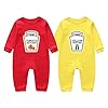 AOUYOA Yummz Ketchup Mustard Body pour bébé jumeaux Cadeau pour garçon