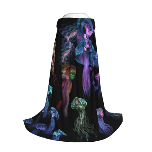 Cape d'Halloween médiévale Renaissance pour costume de magicien - 3
