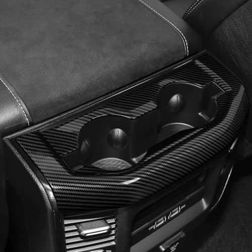 BRMYL Car Rear Cup Water Holder Trim Decals for 2019-2026 Dodge Ram 1500 2500 3500 Accessories Carbon Fiber Stickers by BRMYL - Image 5