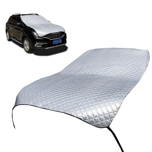 UGSHY Car Half Car Cover Sunshade, Windshield Hood Front Window All-season Protection Waterproof...
