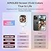 Phone Vlog Selfie Monitor Screen, Exclusive Outdoor AMOLED HD Display, Sunlight Visible, Fully Unlock Your iPhone Rear Camera for Vlogging, Recording, and Live Streaming, Compatible with iPhone