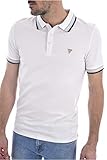 Guess, Levi's y Desigual: 10 productos increíbles con grandes descuentos hoy 10 Moncloa GUESS Grady SS Camisa de Polo, Bianco, XXL para Hombre