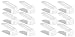 Shoe Slotz Space Saver, 6 piece (2 Pack)