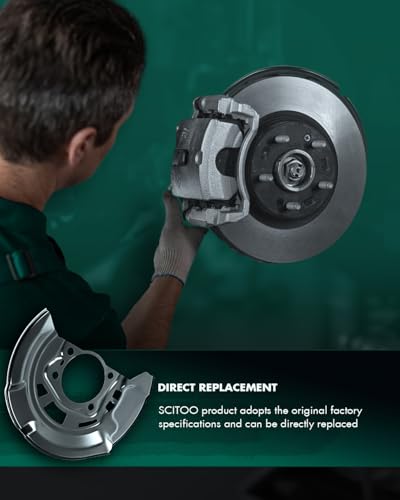 Image of SCITOO 47782-0R010, 47782-42040 Brake Dust Shield Front Left