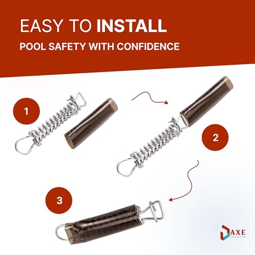Resorte para cubierta de piscina de acero inoxidable con vinilo protector miniatura 6