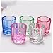 OHPHCALL 8pcs Manicure Hand Nail Art Colorful Crystal Cups Professional Nails Supplies Random Color