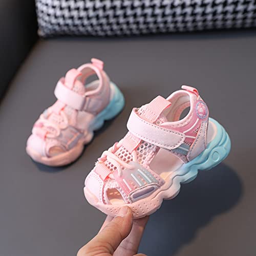 Slip on Sandals for Toddlers Summer Baotou Anti Kick Children's Sandals 16 Years Old 3 Boys' Sports Toddler Tan Sandals2