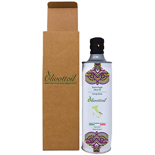Olivottoil 2023/2024 Edition !!! Italian Extra Virgin Olive Oil Olivottoil | Antioxidant Rich | Pesticides Free | 2021 New York Silver Award Winner