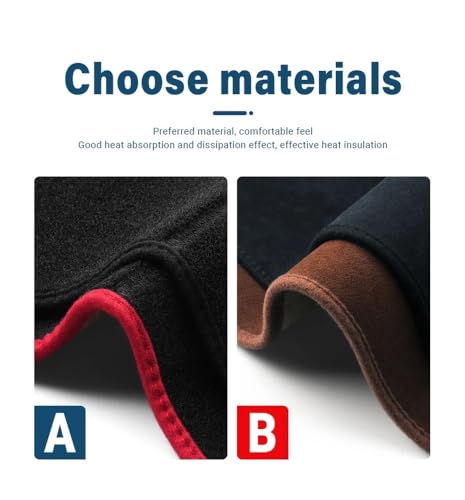 Tapis anti-dérapants de tableau de bord voiture pour bloquer les reflets et la chaleur