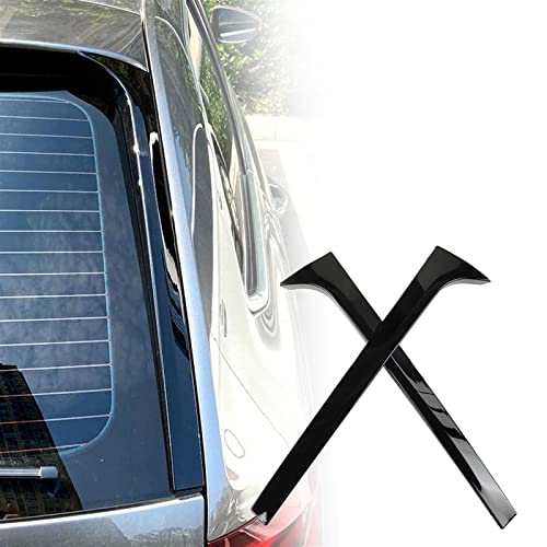 Garniture d'aile de lunette arrière finition noire pour Skoda Octavia 2014