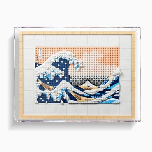 PHOVKFR Acrylic Display Case for Lego 31208 Surfing Model, Dust Box, Photo Frame Wall Display Case