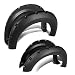 For 09-14 Ford F150 Smooth Pocket-Riveted Style Side Wheel Fender Flares (Black)
