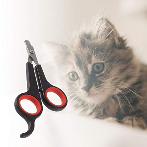 Cortador de unhas de aço inoxidável com cabo de plástico