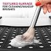 Sink Topper Bathroom Counter Cover & Storage Saver, Foldable Silicone Mat for Hot Tools, Hair Styling & Makeup, Beauty Brush Cleaning Mat, RV Camper Sink Cover & for Small Spaces (Large Black)